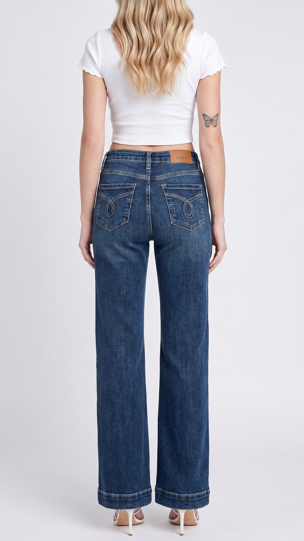 Josephine "Tummy Control" High Rise Relaxed Flare Jeans