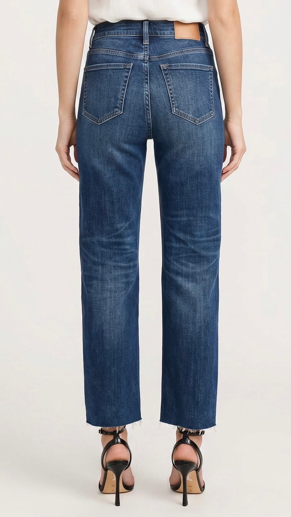 Francesca High Rise "Tummy Control" Straight Jeans