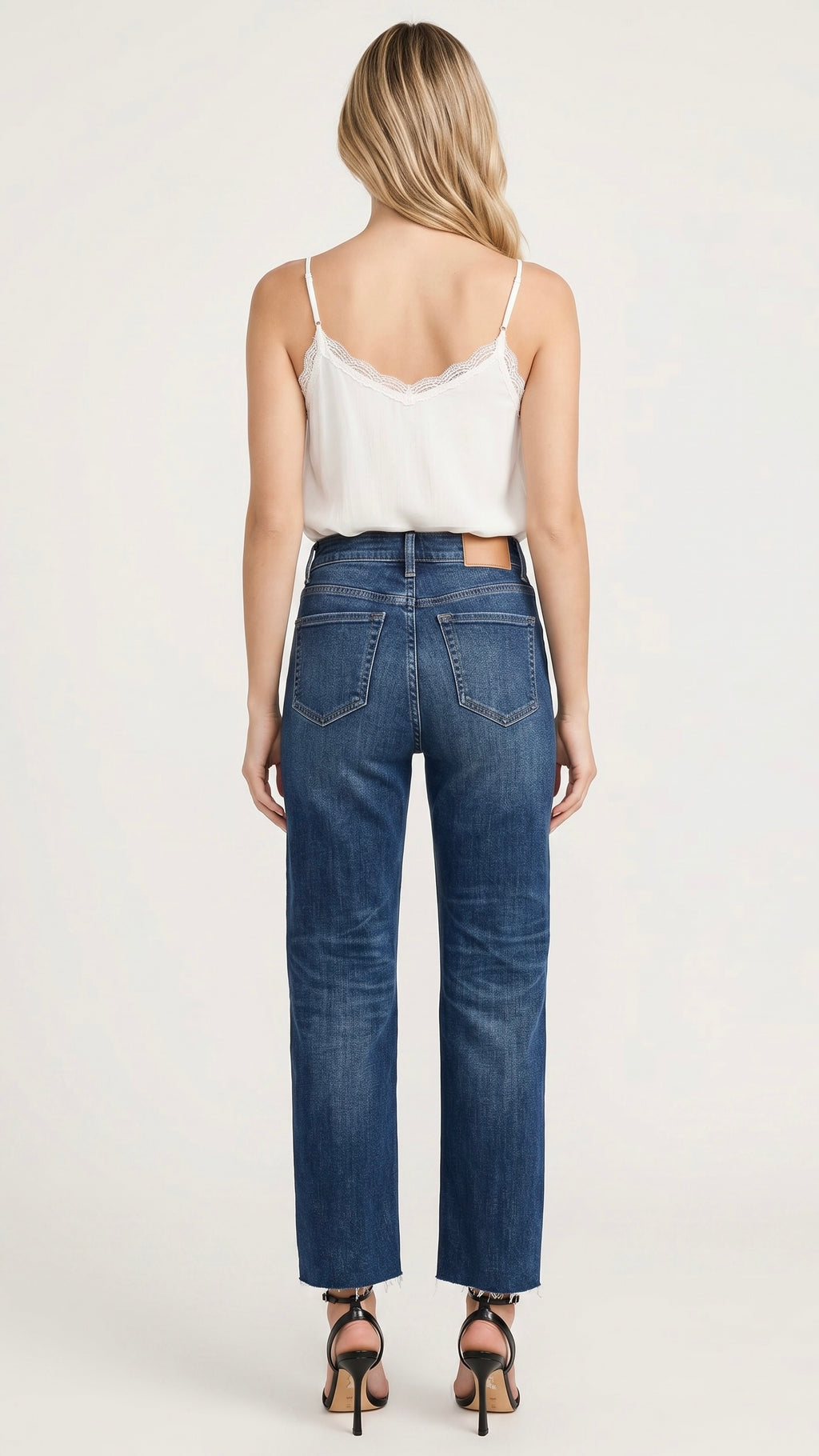 Francesca High Rise "Tummy Control" Straight Jeans
