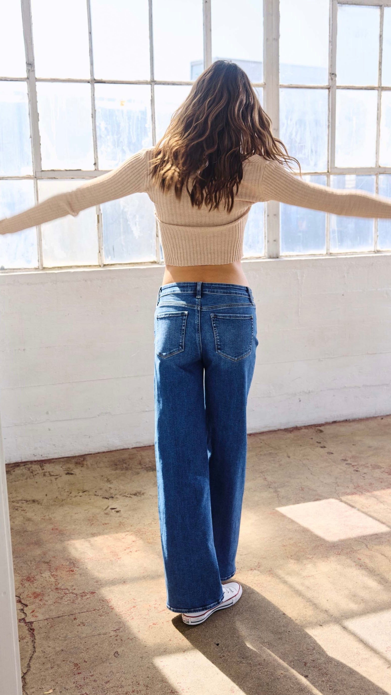 High Rise Relaxed Wide Leg Jeans