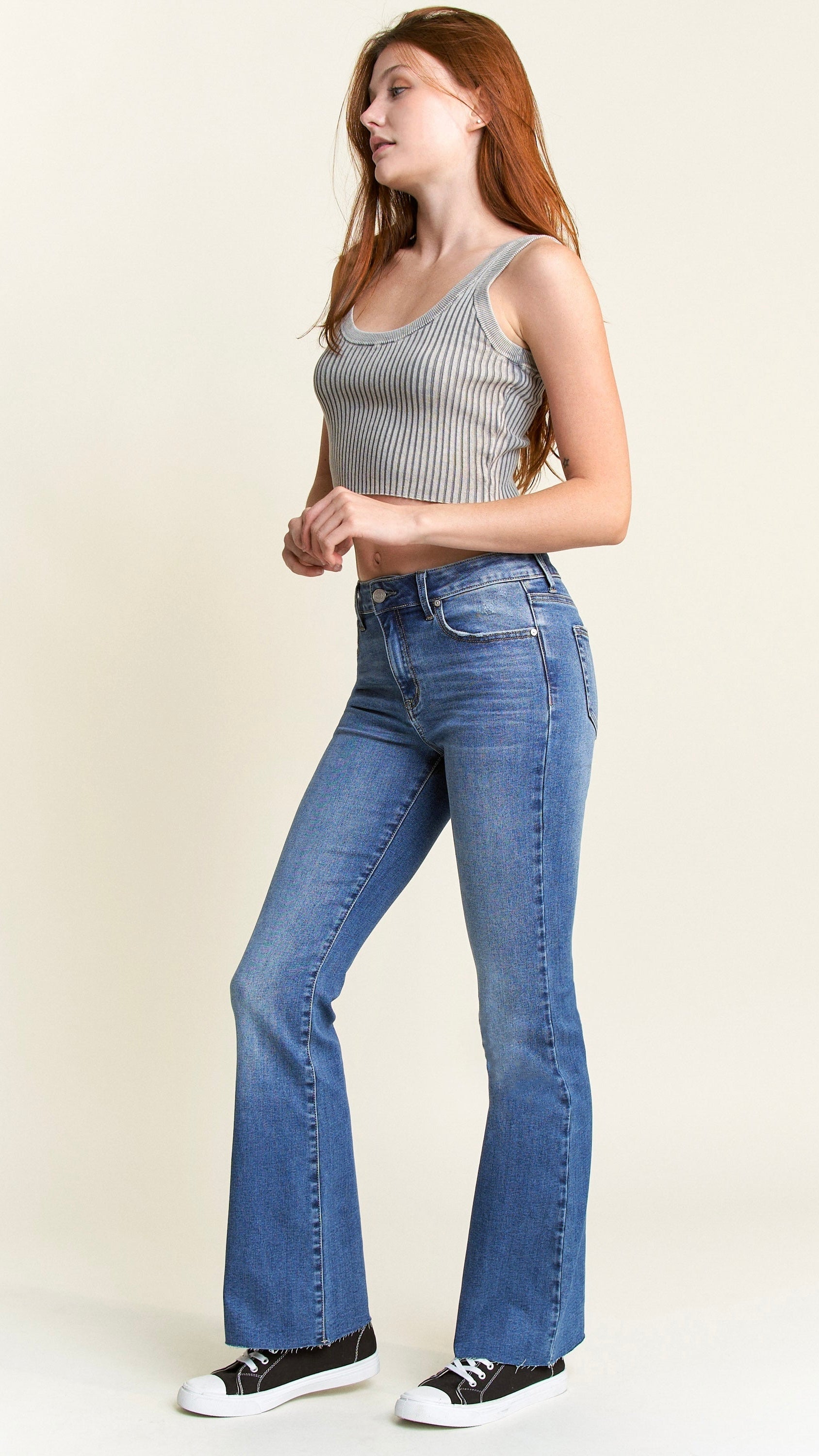 High Rise Classic Bootcut Jeans
