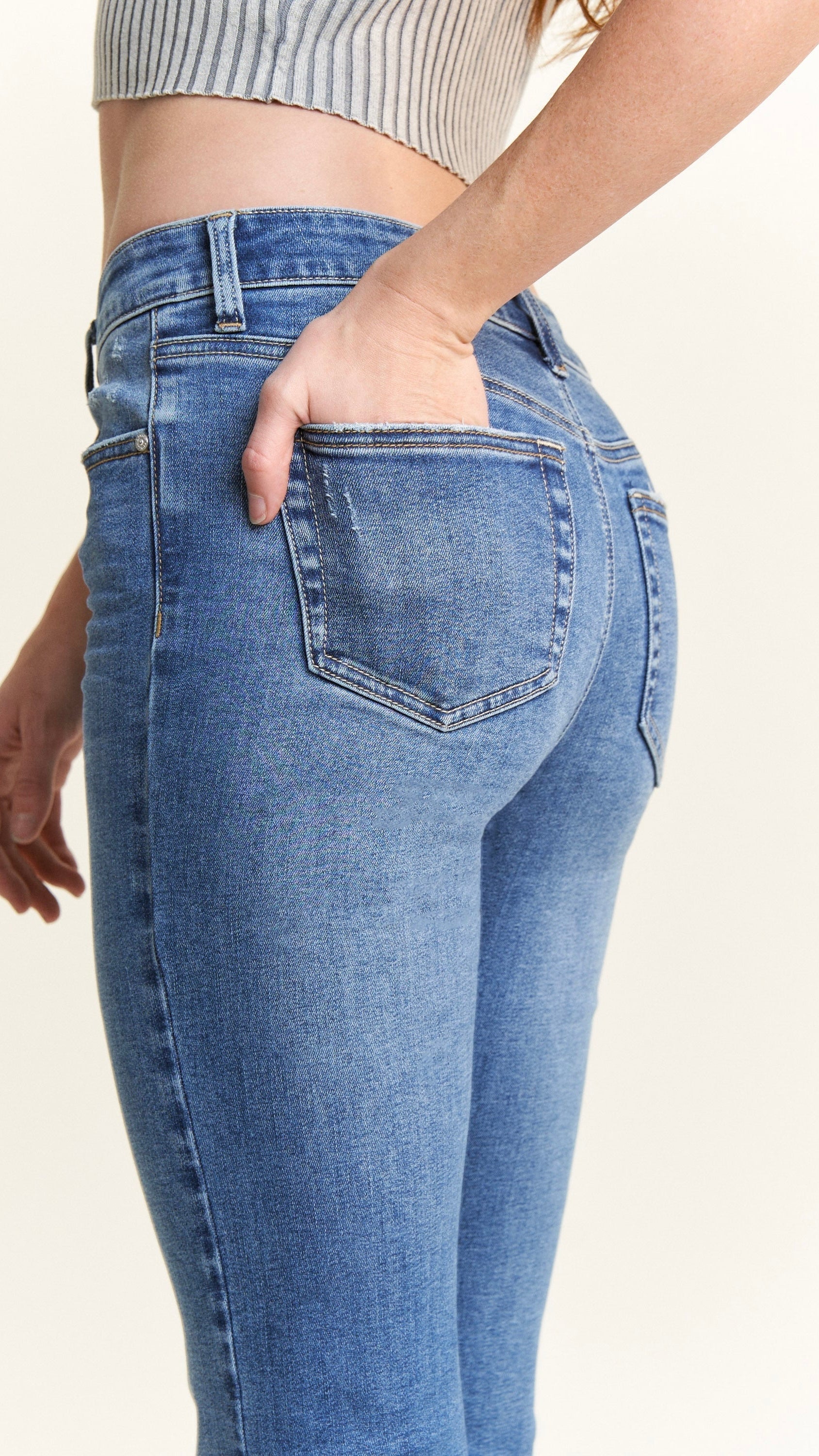 High Rise Classic Bootcut Jeans