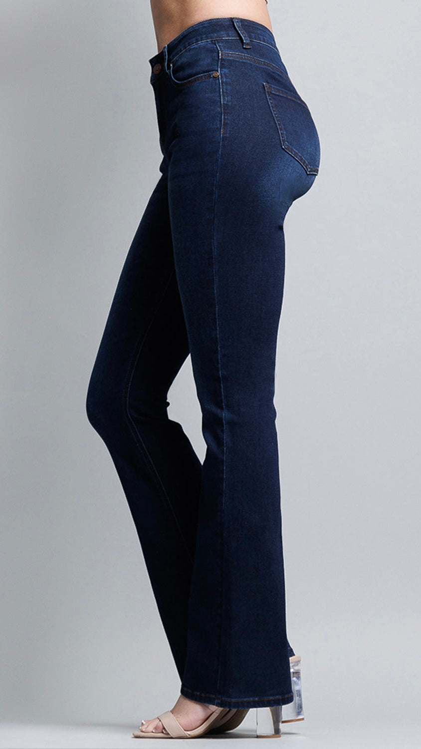High Rise 5-Pocket Bootcut Jeans