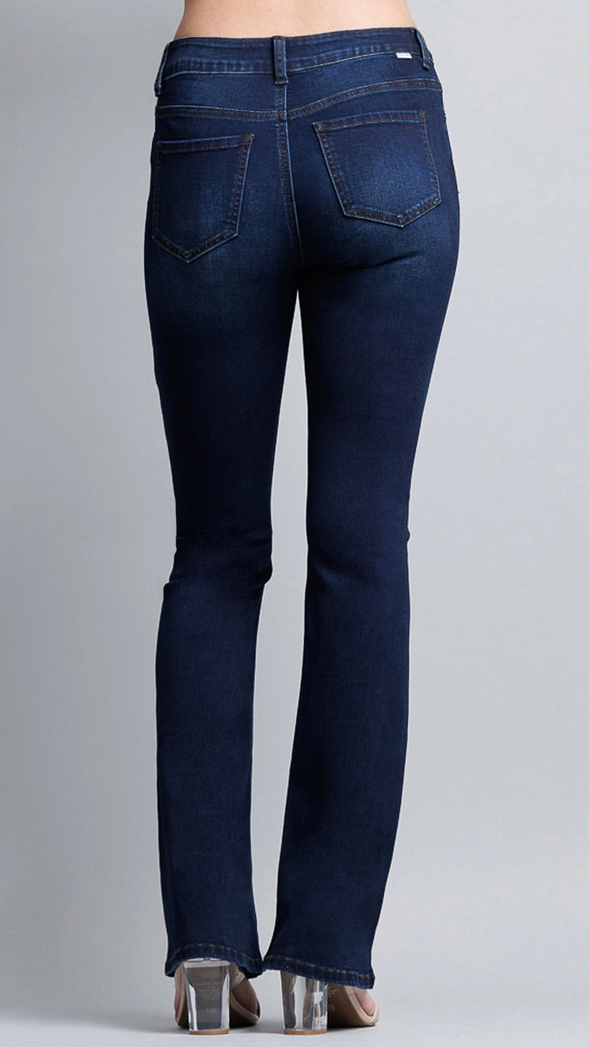 High Rise 5-Pocket Bootcut Jeans