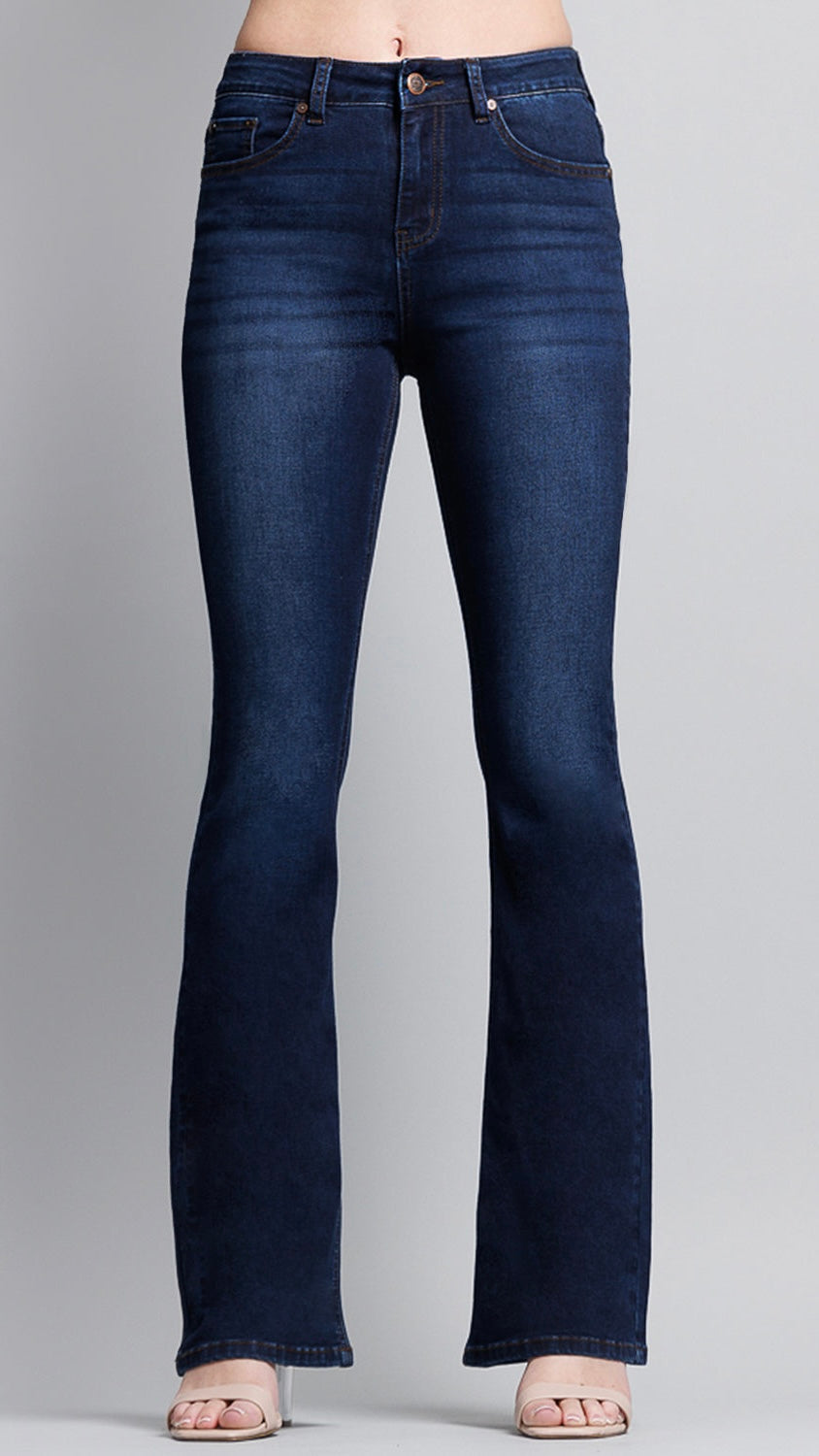 High Rise 5-Pocket Bootcut Jeans