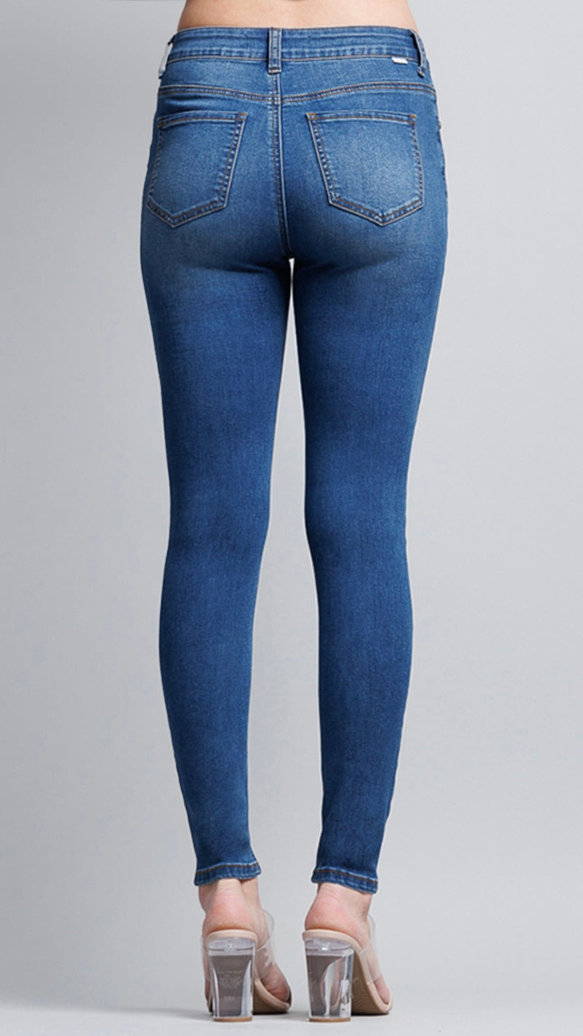 High Rise Classic Ankle Skinny Jeans