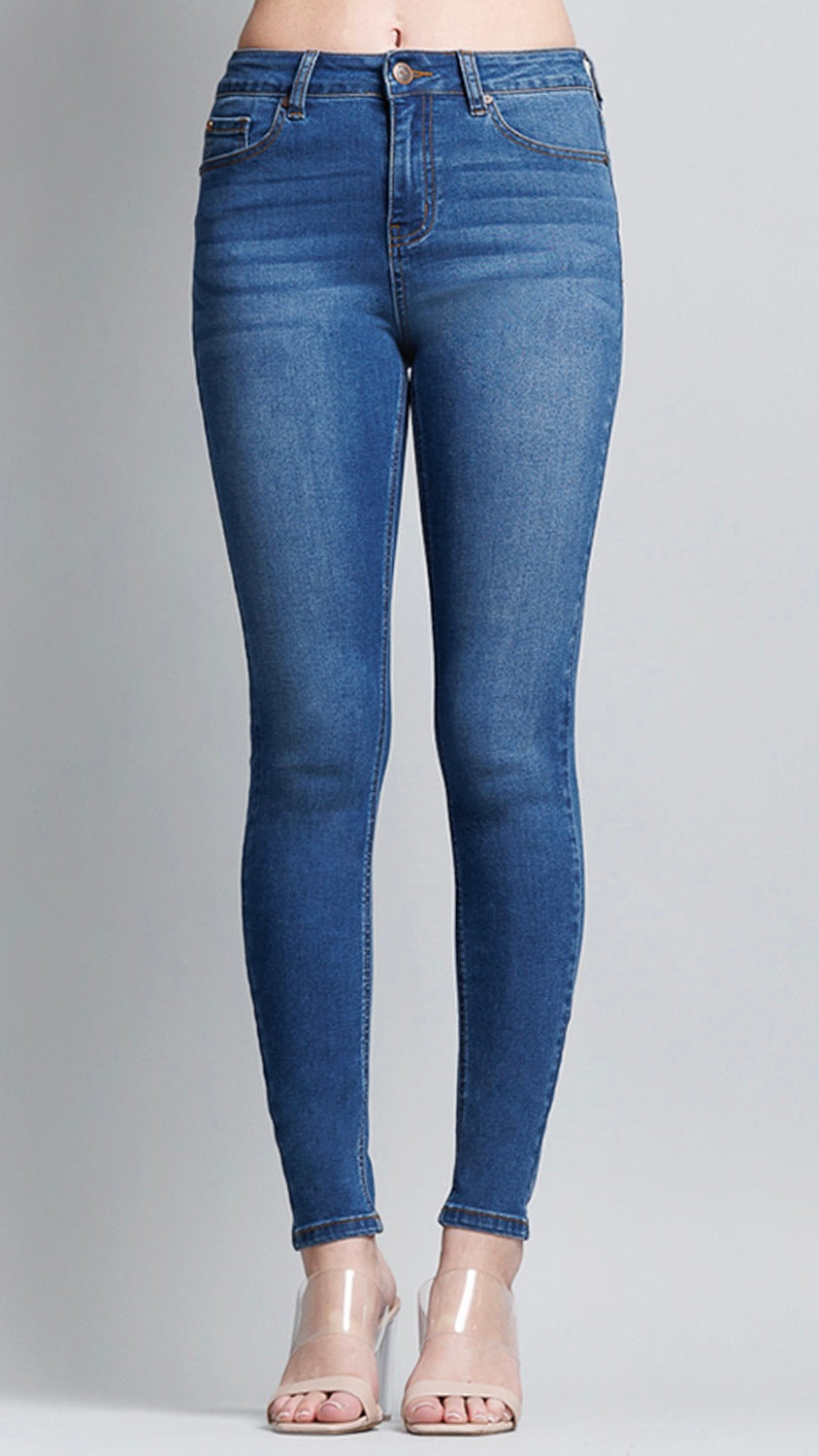 High Rise Classic Ankle Skinny Jeans