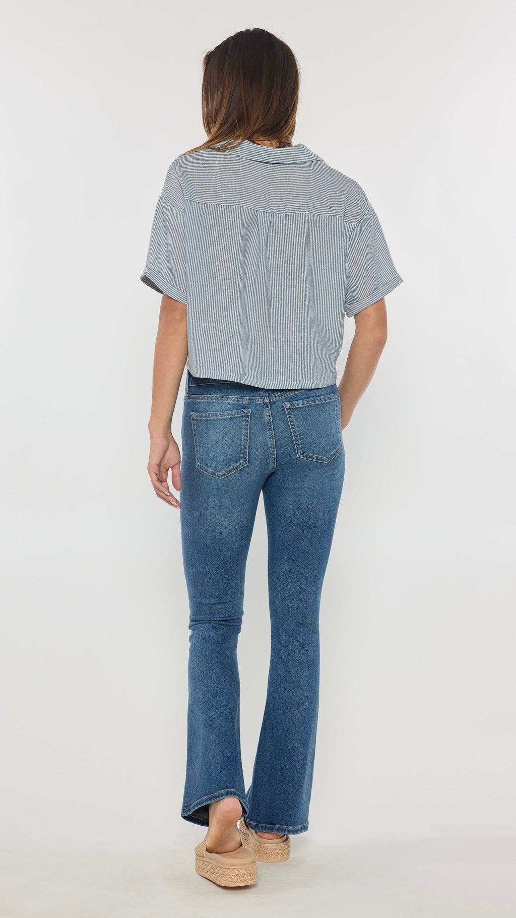 Mid Rise Bootcut Jeans