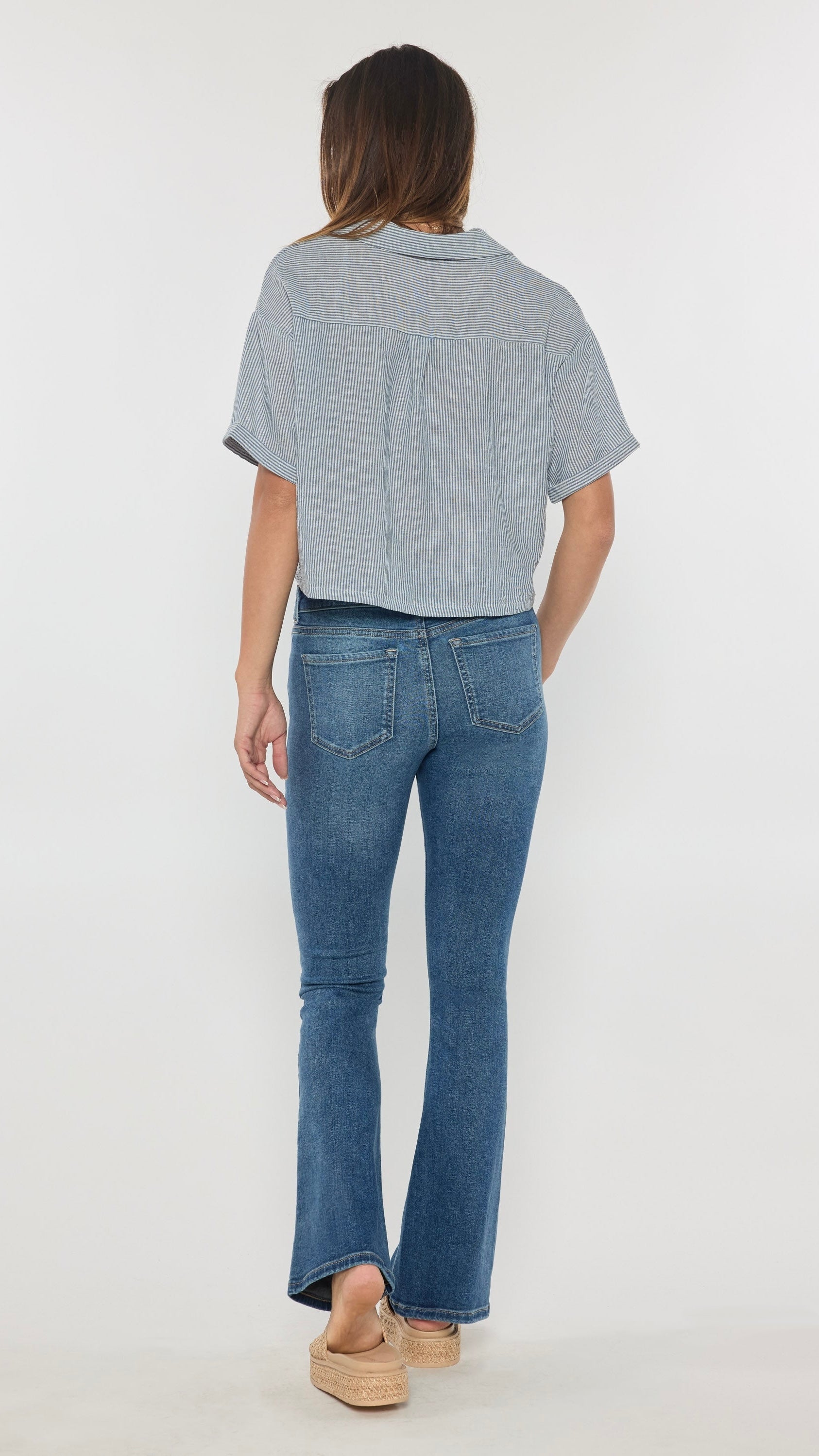 Mid Rise Bootcut Jeans