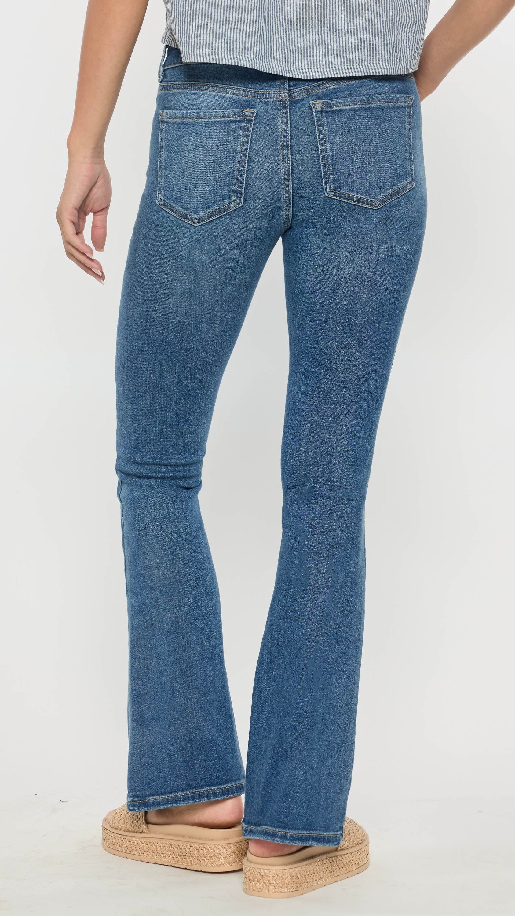 Mid Rise Bootcut Jeans