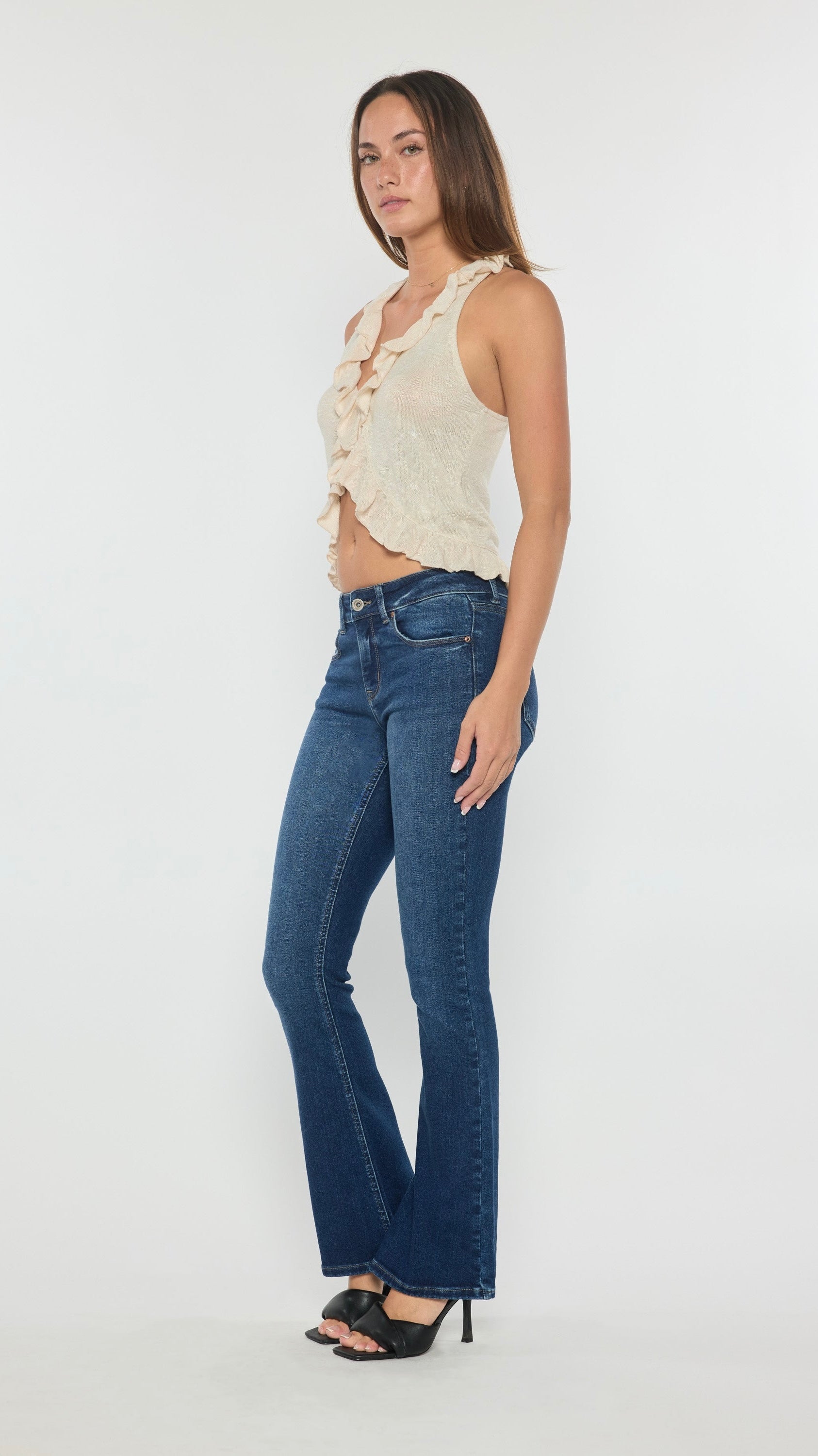 Mid Rise Bootcut Jeans