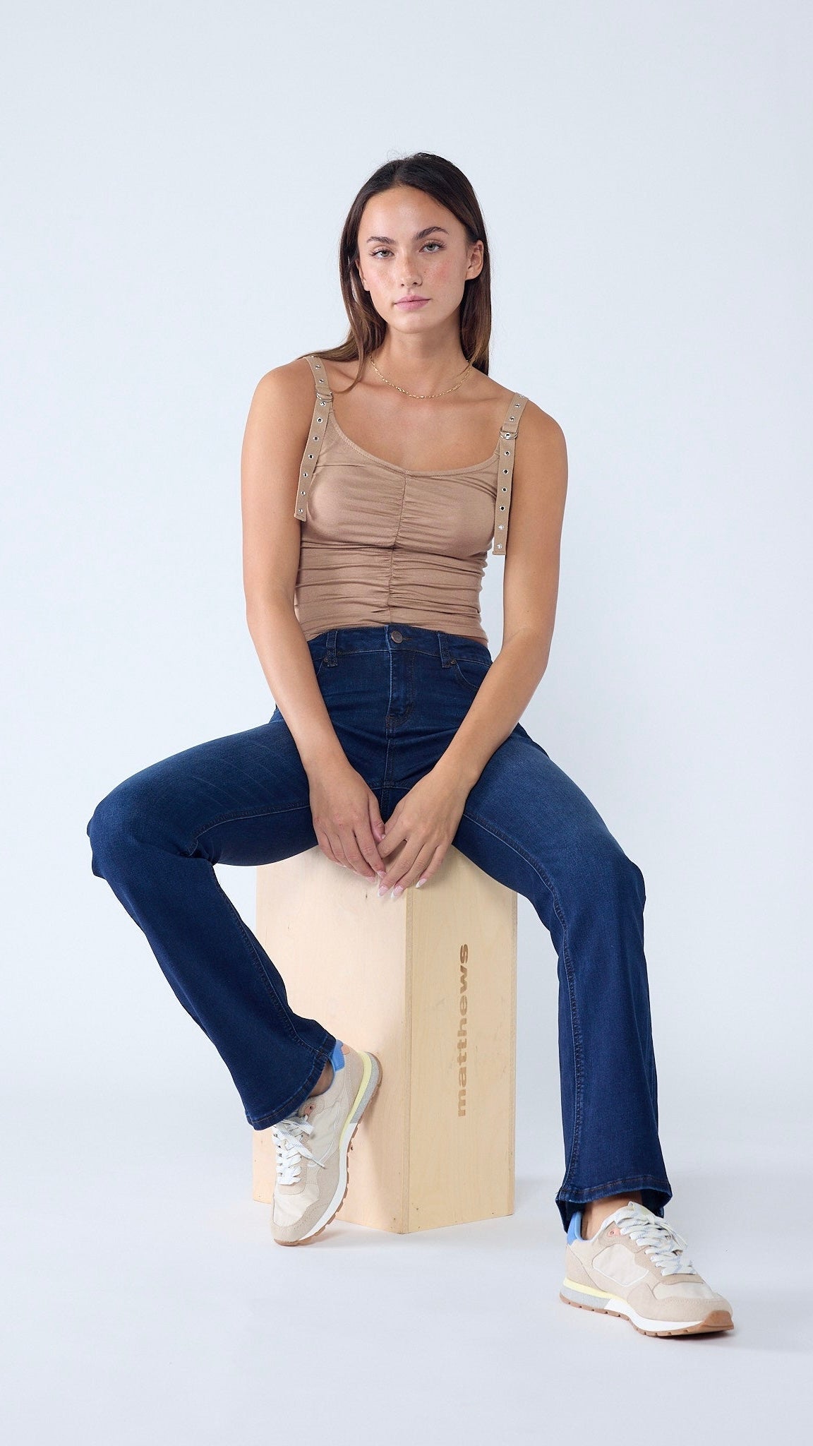 High Rise 5-Pocket Bootcut Jeans