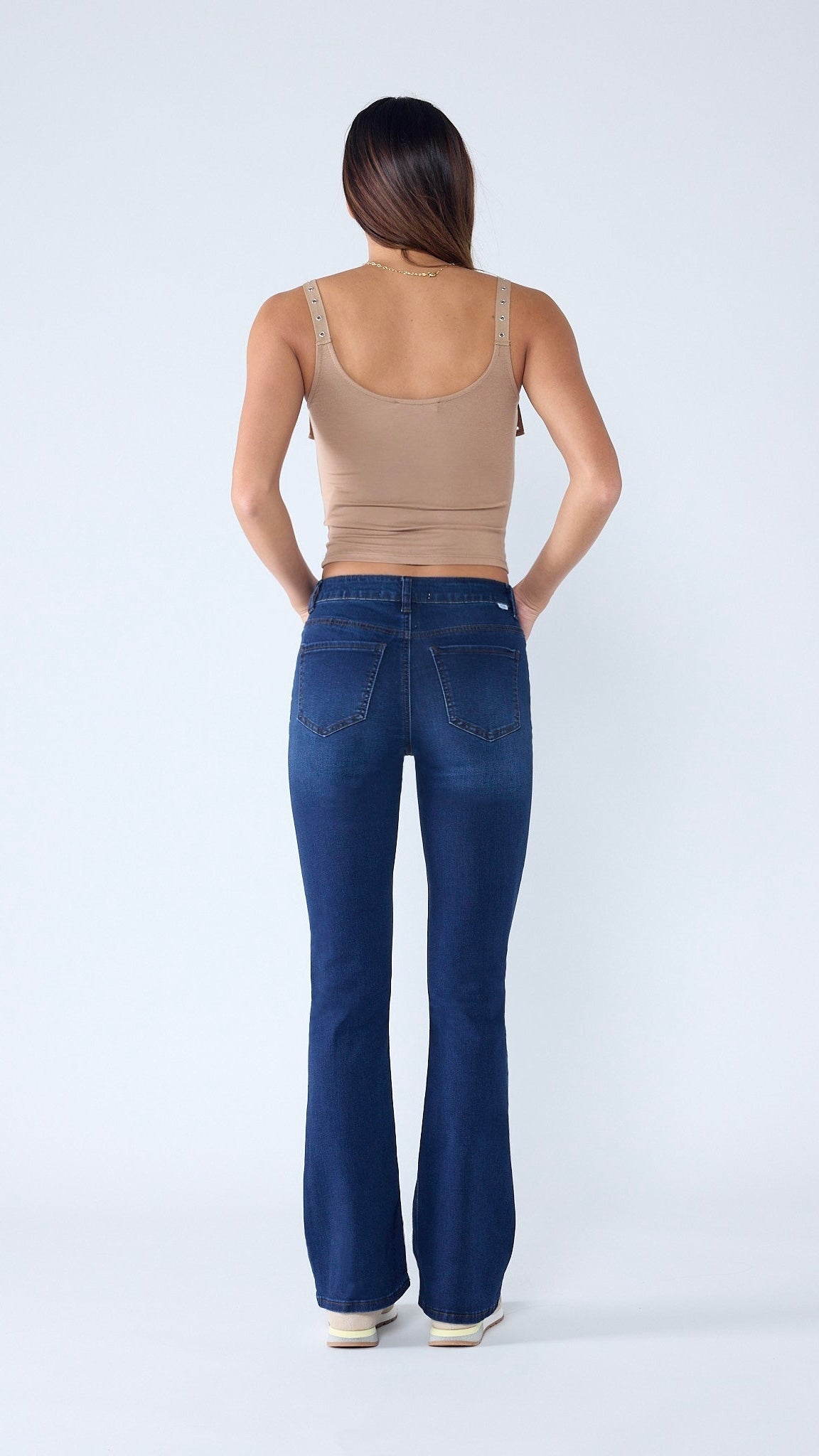 High Rise 5-Pocket Bootcut Jeans