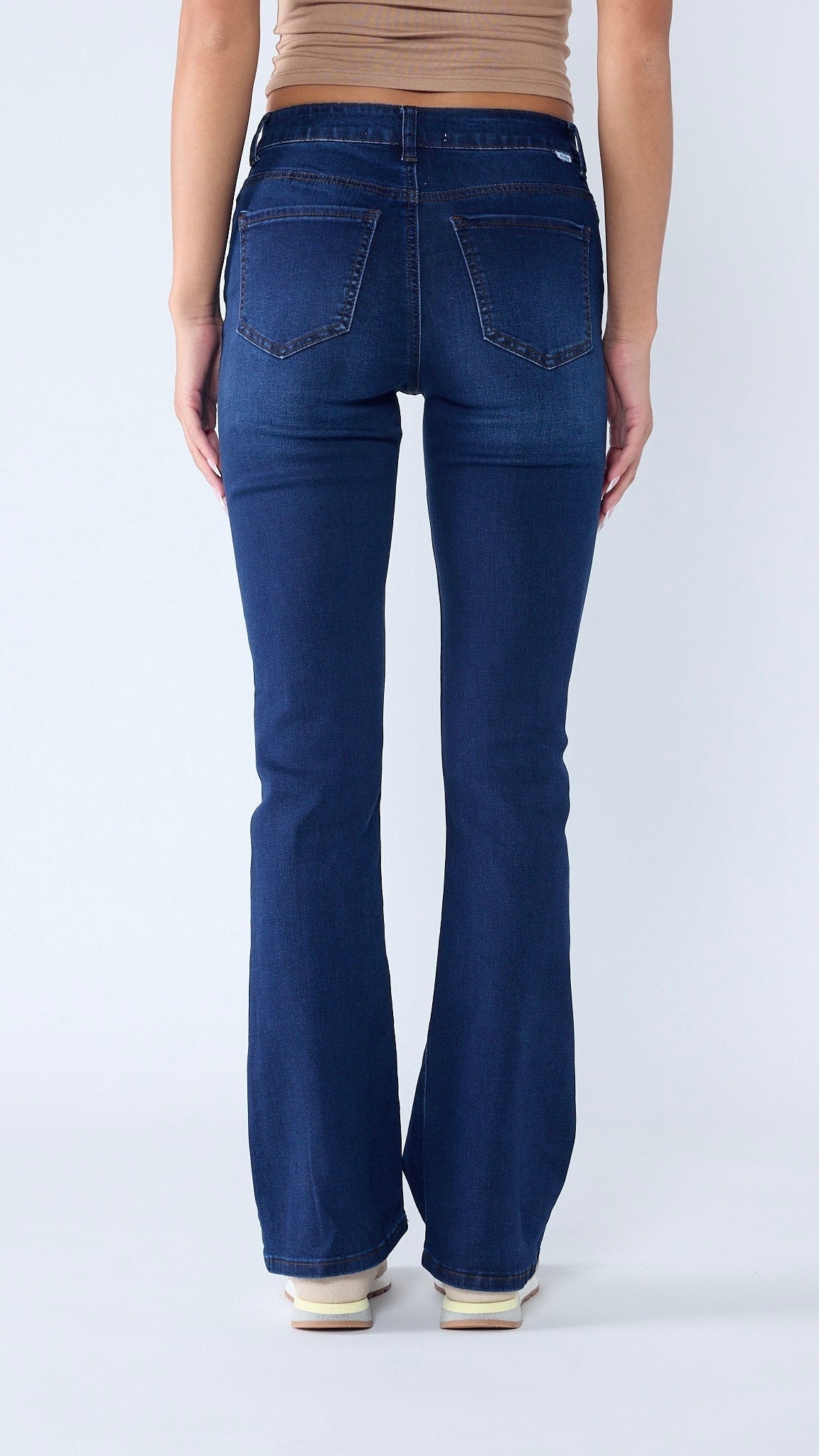 High Rise 5-Pocket Bootcut Jeans