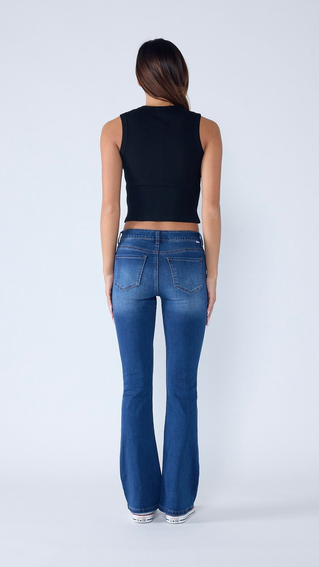 High Rise 5-Pocket Bootcut Jeans