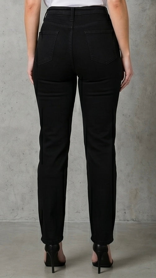 Vintage High Waisted Black Mom Jeans