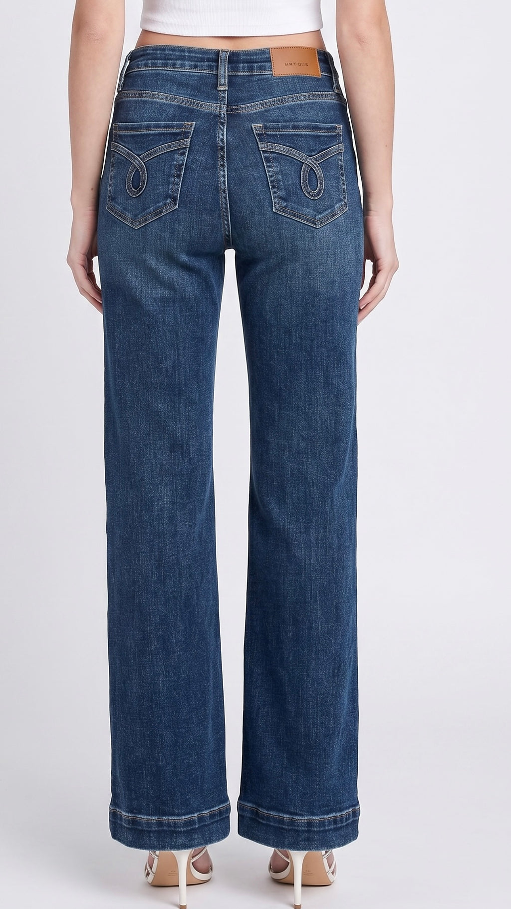 Josephine "Tummy Control" High Rise Relaxed Flare Jeans
