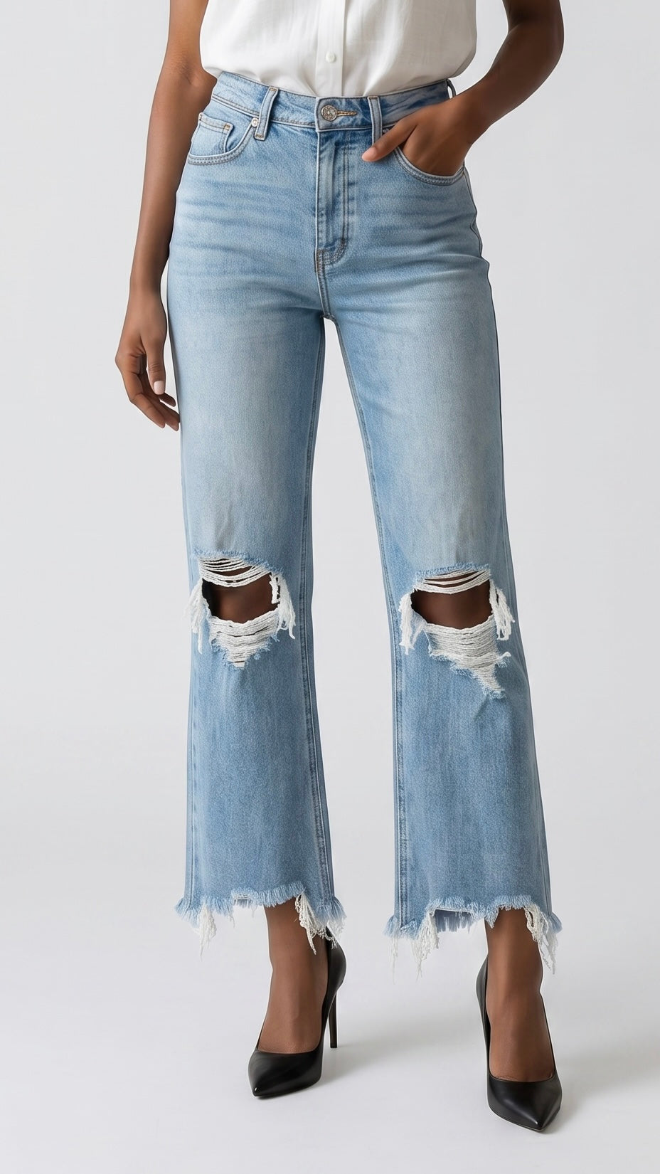Raelynn Ultra Modern High Rise Wide Jeans
