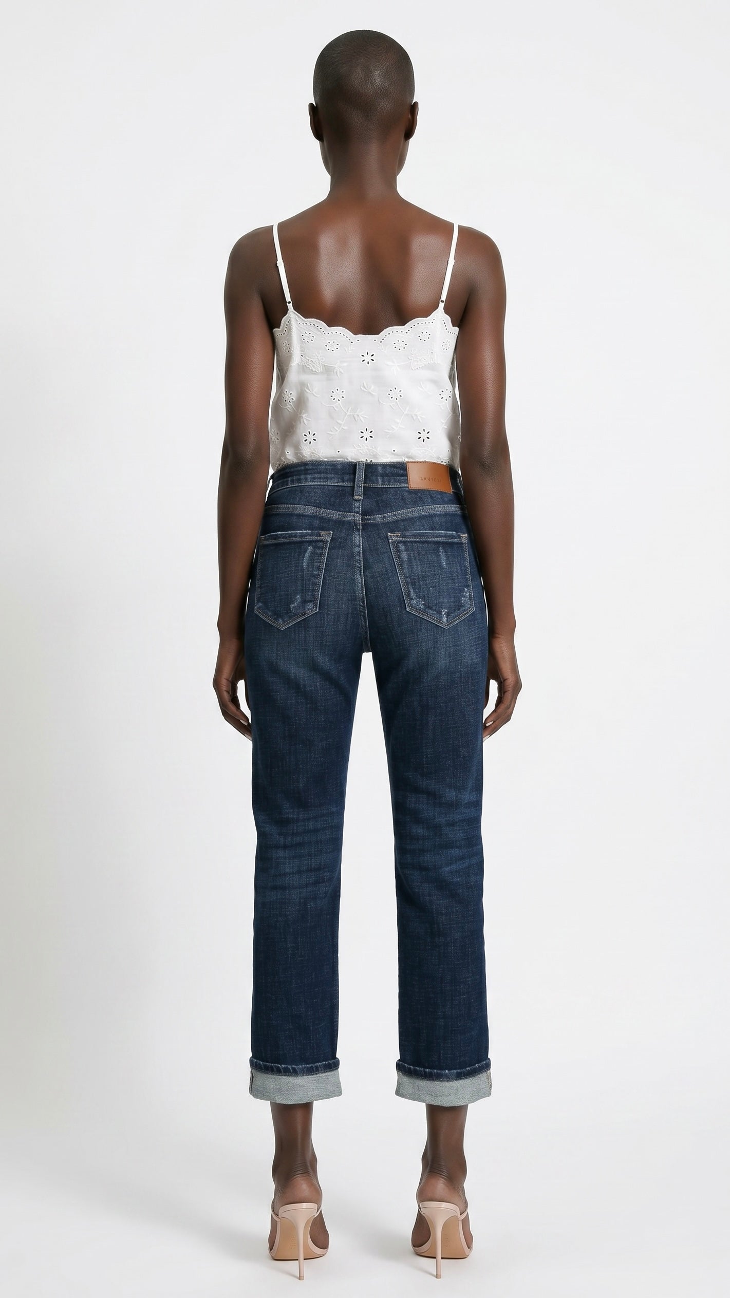 Zephyra "Tummy Control" High Rise Stretch Cropped Jeans