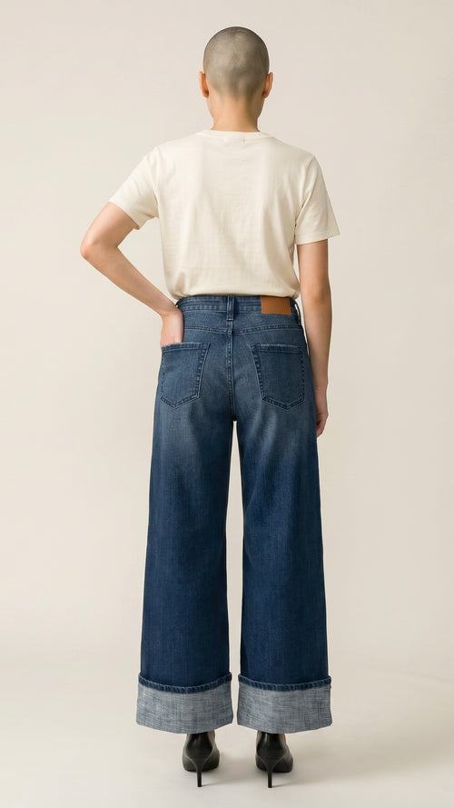 Athena Inseam Transform High Rise A-wide Jeans